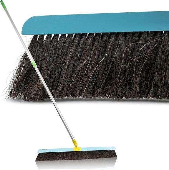 100% Natural Horsehair Broom. Light & Easy Sweeping. 2 feet image