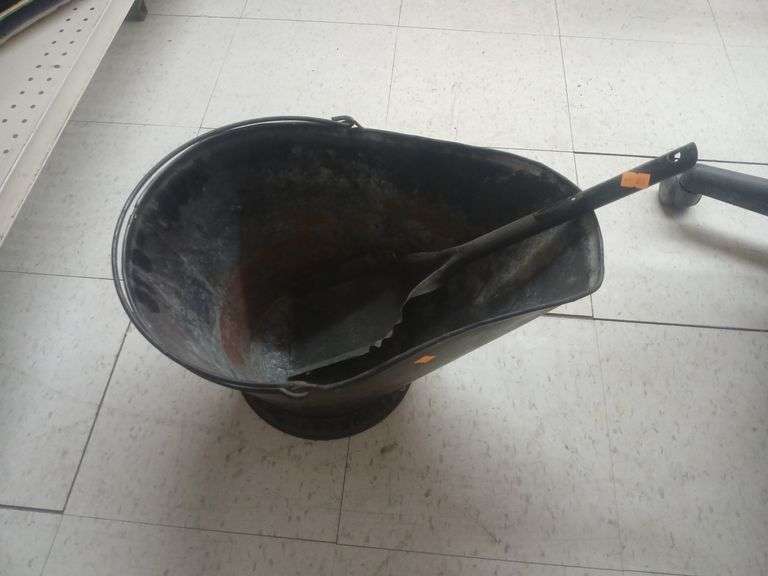 Fireplace bucket and shovel image