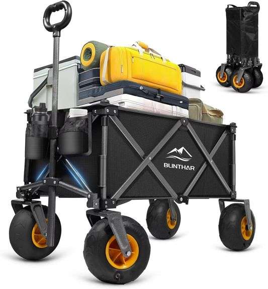 $152 Beach Wagon with Big Wheels for Sand, Heavy Duty Harder image