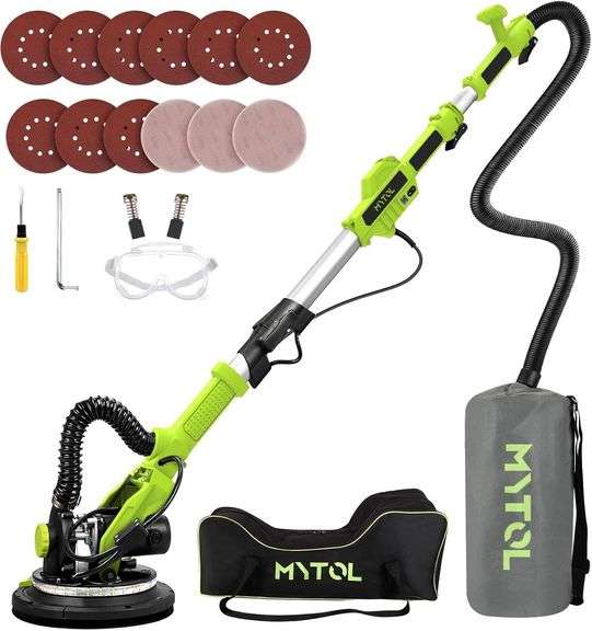 $120 Drywall Sander, 7.2A Electric Drywall Sander with Vacuu image