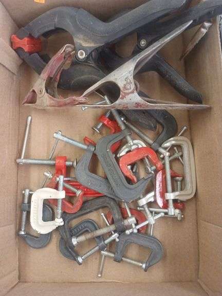 Box of clamps image