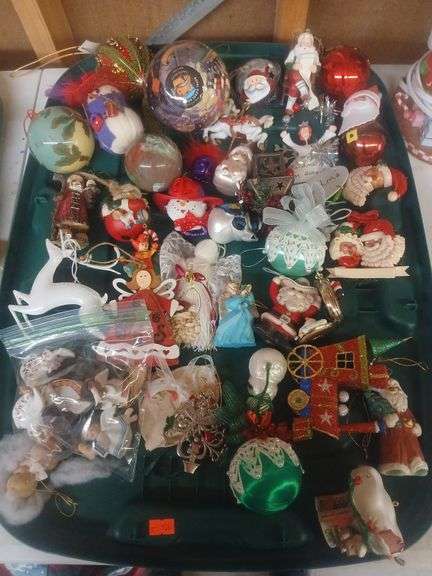 Lot of Christmas ornaments image