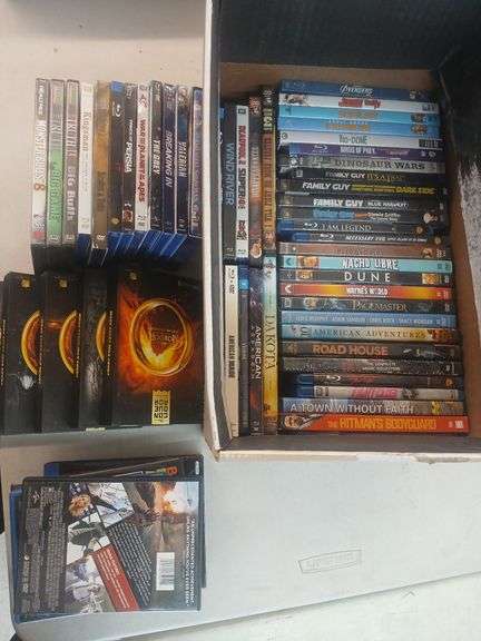 Box of dvds image