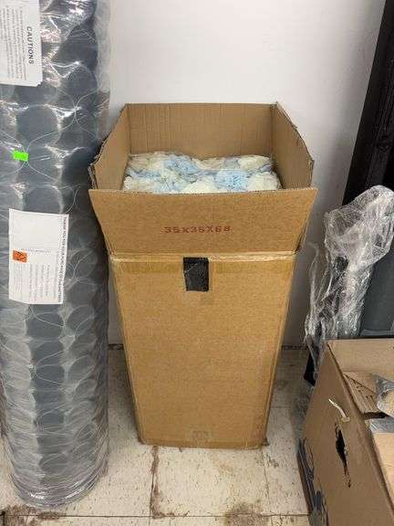 Box of flowers for flower wall image