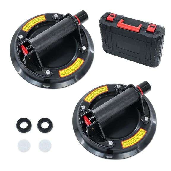 2 Pack 8" Suction Cup for Glass Heavy Duty,Vacuum Suction Cu image