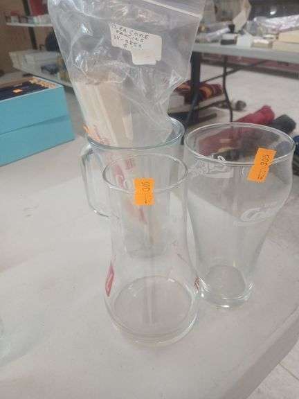 coke cups and pencils image