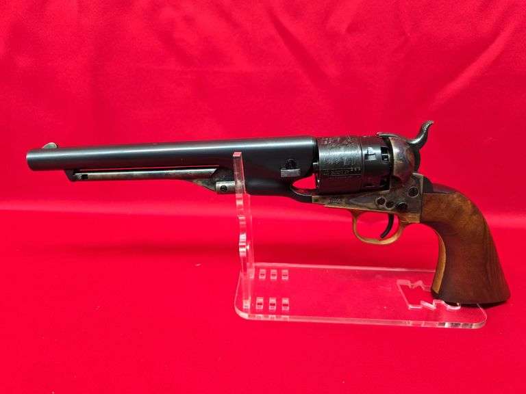 Colt Reproduction 1860 Army Black Powder Pistol Cal. 44 w/ Wood Case and Accessories image