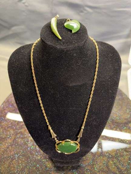 Jade Stone necklace and Jade pendants image