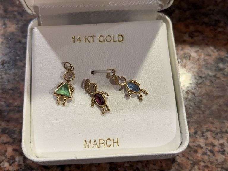 Children birthstone charms image