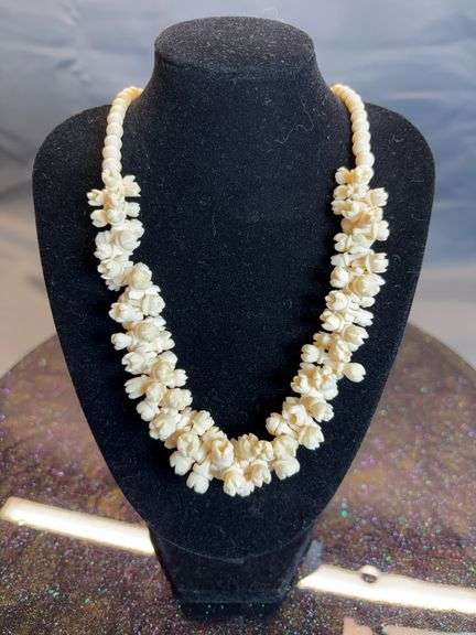 Hand crafted bone necklace image