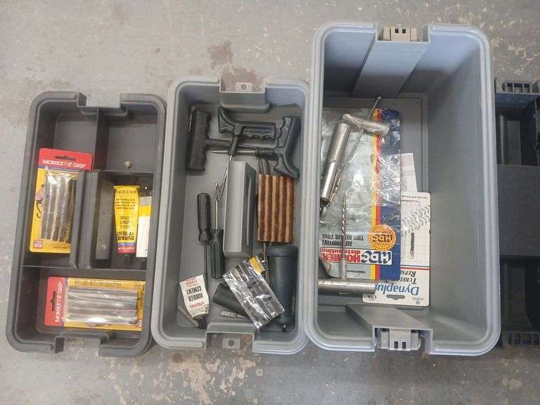 Flat tire repair kit image