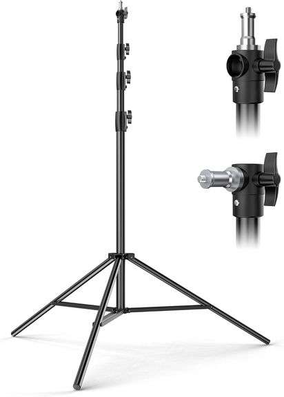13ft Heavy Duty Light Stand Tripod,Cisian 160inch/4M Air Cus image