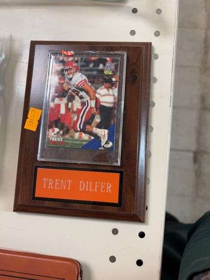 Trent Dilfer playing card plaque image