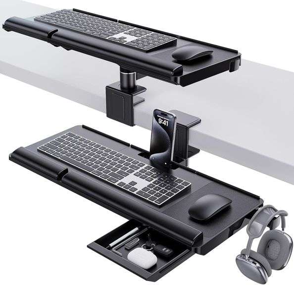 $120 Klearlook Upgraded Adjustable Keyboard Tray for Above D image