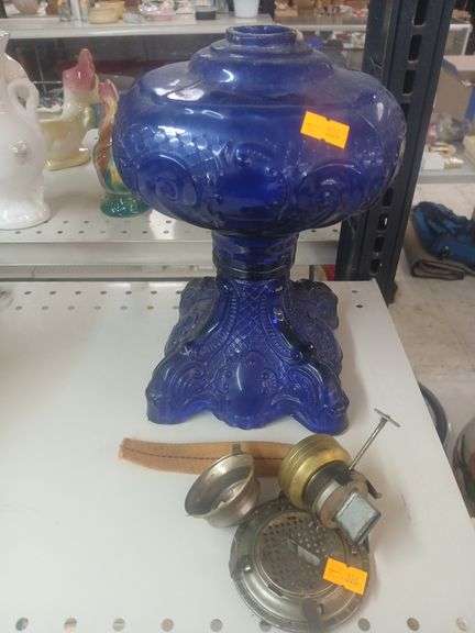 Vintage oil lamp image