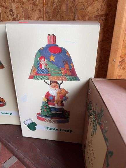 Snowman table lamp image