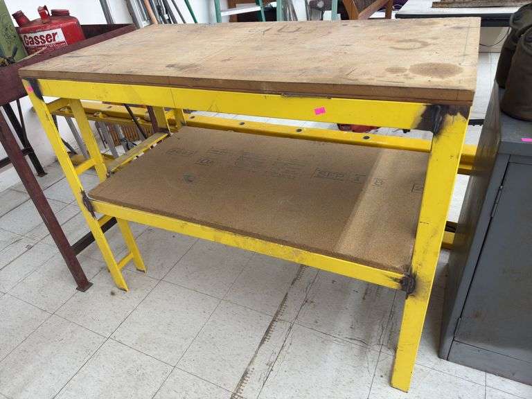 Metal work bench image