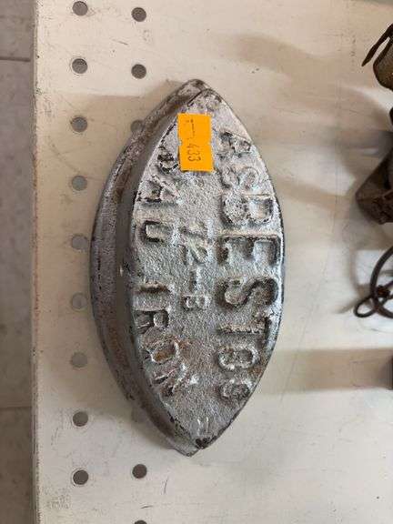 Antique cast iron sad iron image