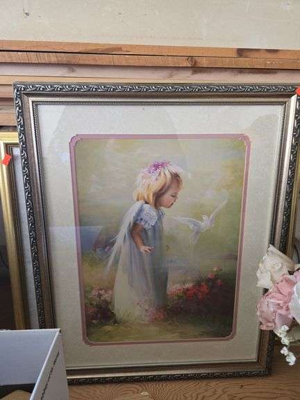 Framed Art "Little Girl" image