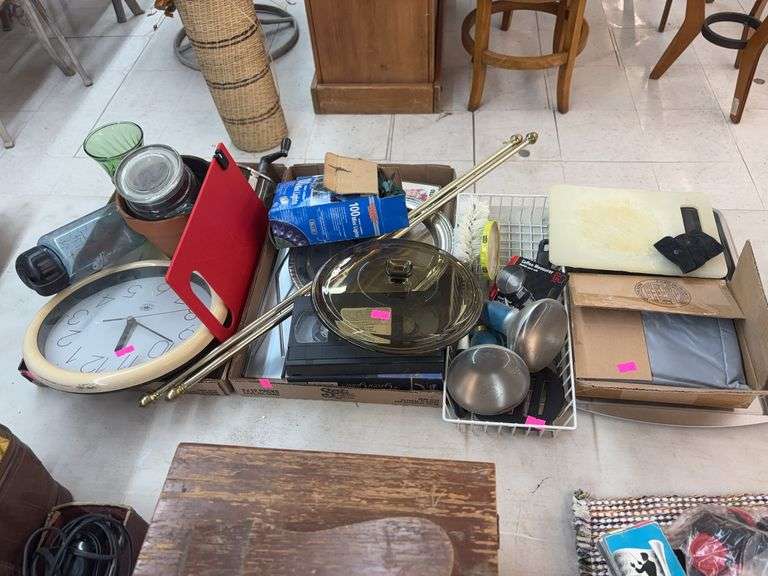 Boxes of miscellaneous items image