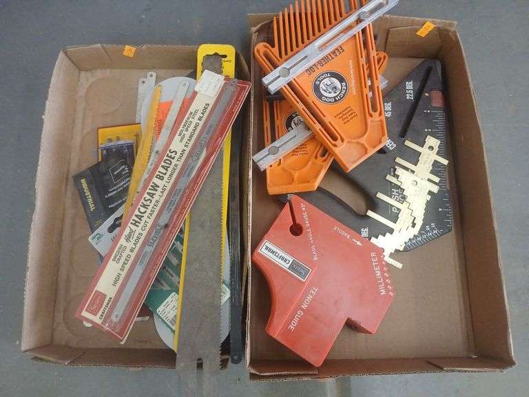 2 boxes of random tools image