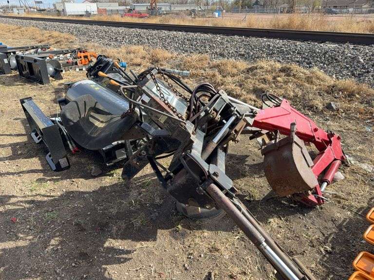 Tractor backhoe attachment image