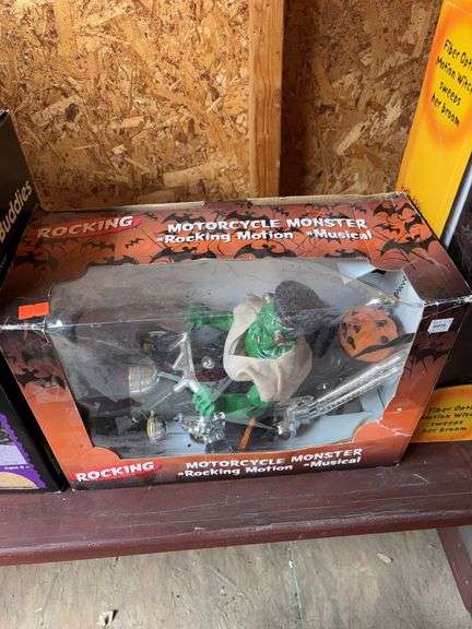 Motorcycle monster  Halloween decoration image