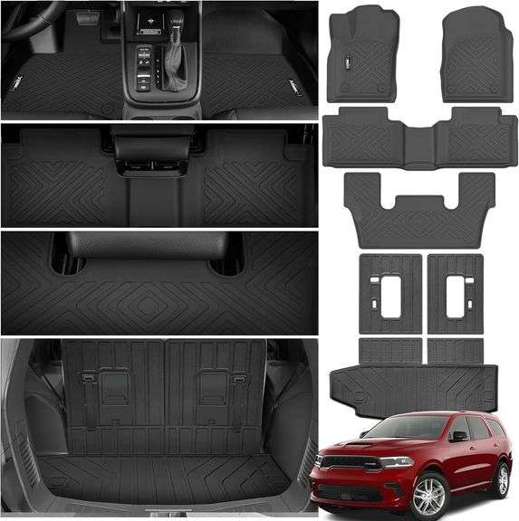 $126 Floor Mats & Trunk Mat for 2016-2024 2025 Dodge Durango image