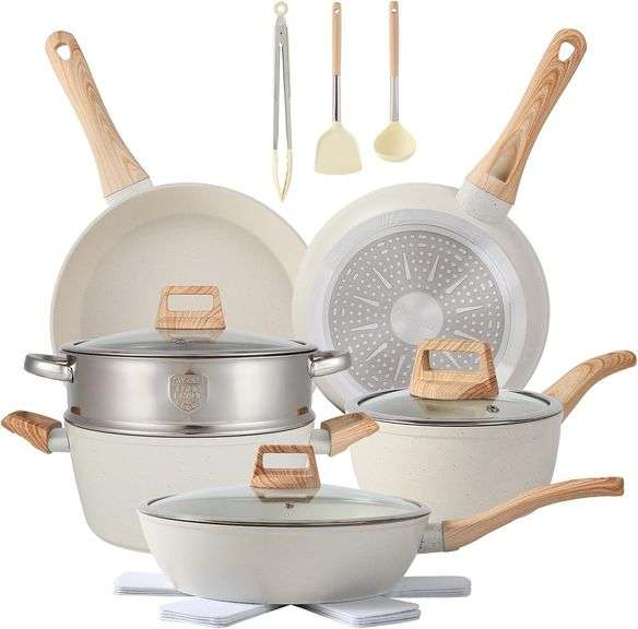 16PCS Pots and Pans Set Non Stick Cookware Set Nonstick with image