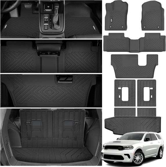 $126 Floor Mats for 2016-2024 2025 Dodge Durango 7 Seats wit image