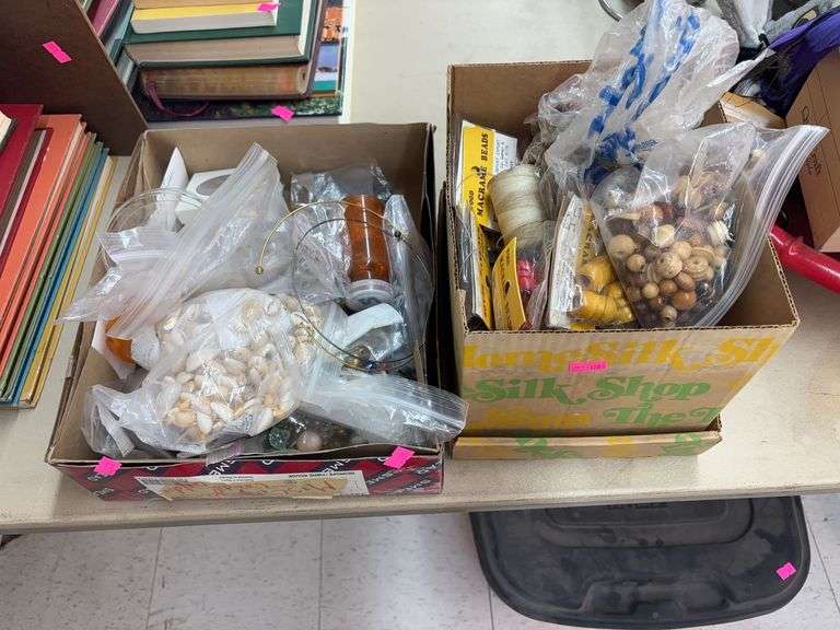 2 boxes of miscellaneous items image