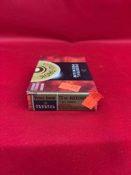 12 ga 2 3/4 in buck shot Magnum 2 pellets, 12 ga in buck shot mag 15 pellets image