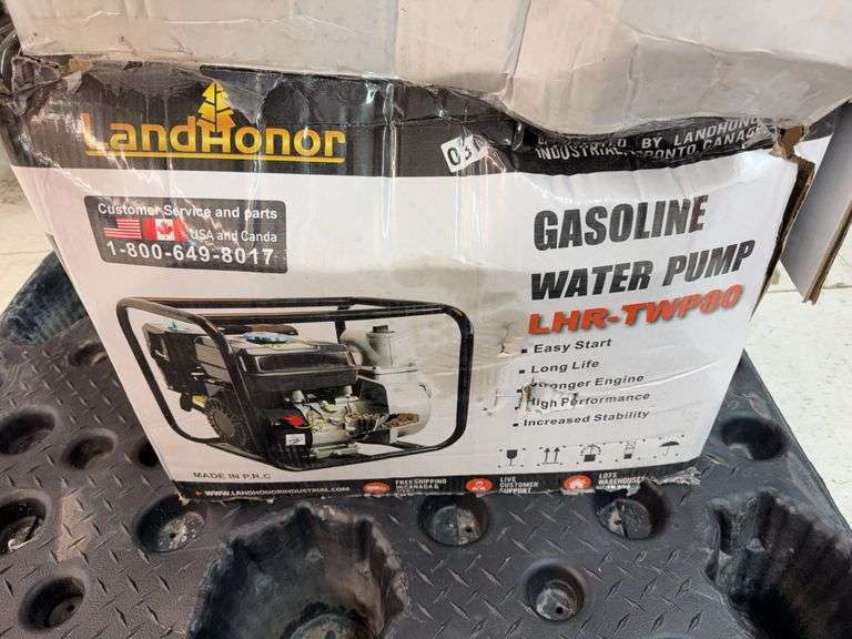 Land Honor gasoline water pump model LHRTWP80 image