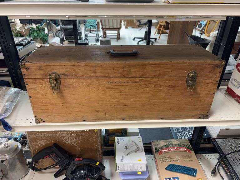 Big wooden tool box image