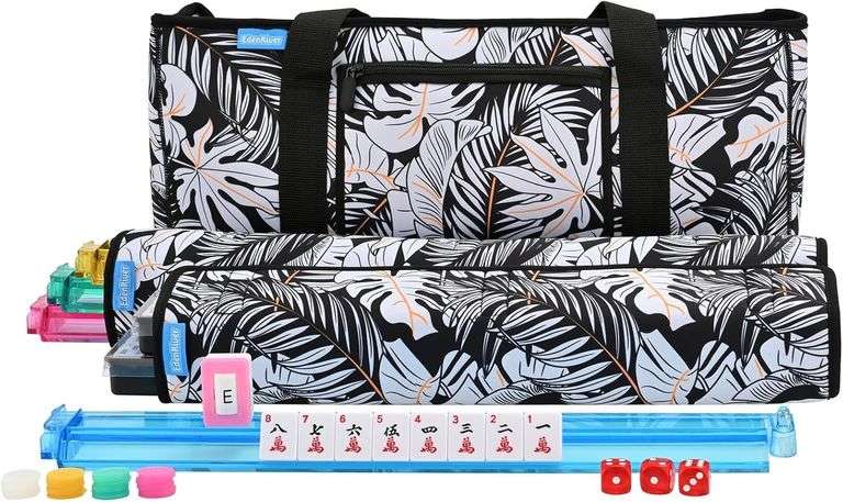 EdenRiver American Mahjong Game Set 166 Tiles 4 All-in-One C image