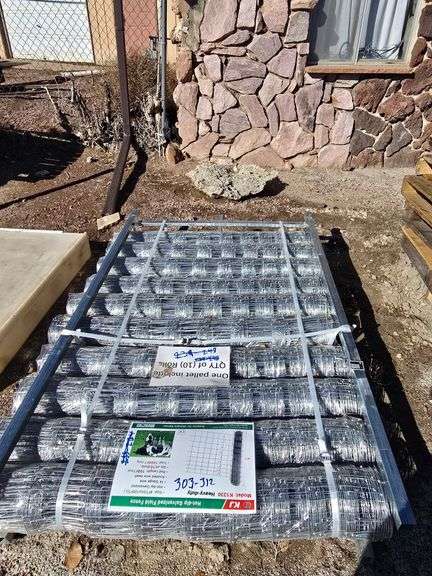 100' Hot Dipped Galvanized Field Fence, Model K1230 image