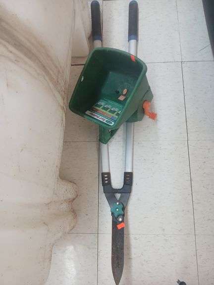 Hand feeder and hedge shears image