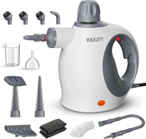 Multi-Surface Handheld Pressurized Steam Cleaner with 13 PCS image