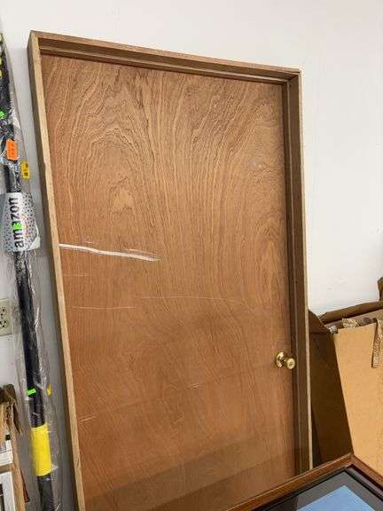 Interior door with frame image