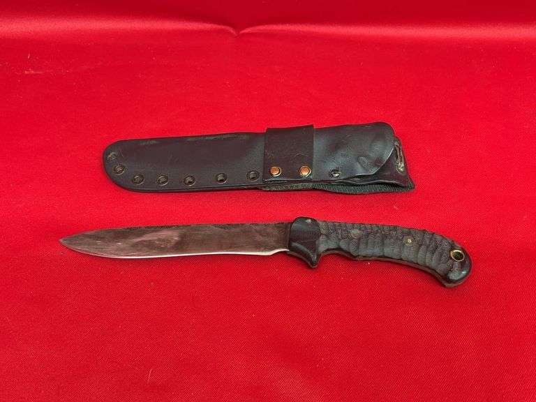 Homemade knife with sheath image