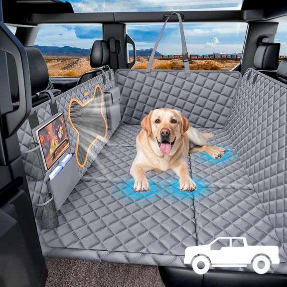 Truck Dog Seat Cover for Full Size F150/RAM1500/Silverado, X image