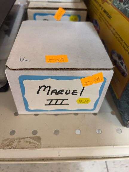 Box of Marvel cards image