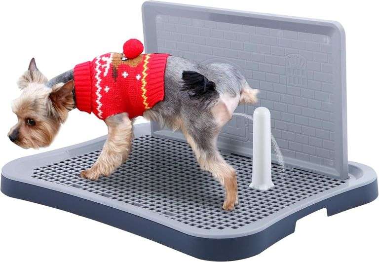 Pee Pad Holder, Indoor Potty Tray for Puppy and Small Size D image