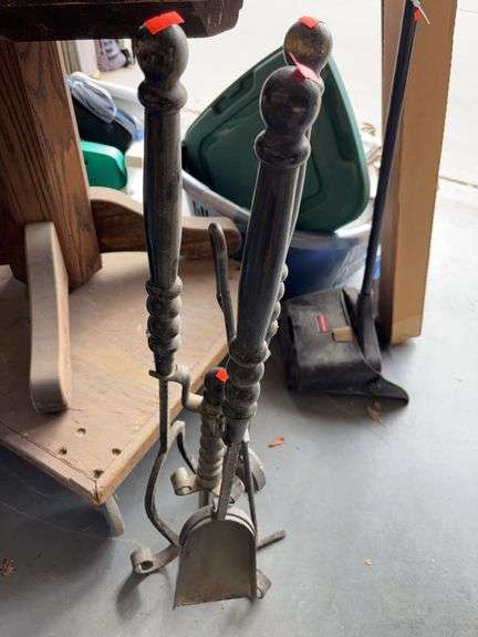 fireplace tool set image
