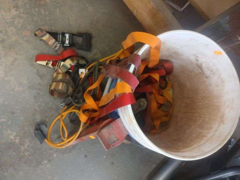 Bucket of straps floor jack image
