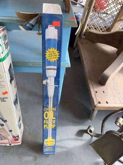 Cooking oil filter pump image