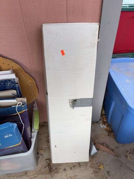 Box of Christmas lights image