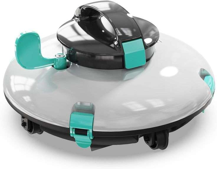 $130 Cordless Robotic Pool Cleaner, Automatic Above Ground P image