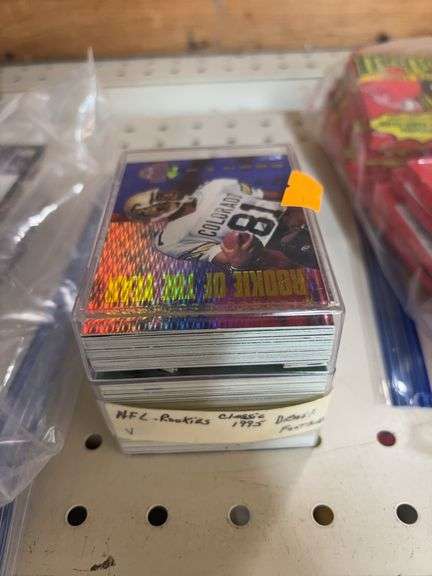 NFL rookie 1995 draft football cards image