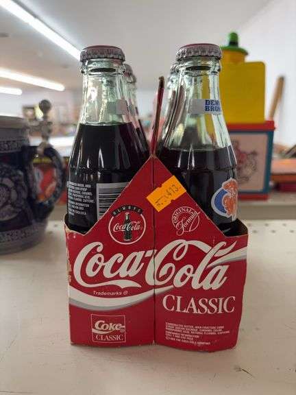 1983-1993 The Elway Era Coca Cola 6 pack image